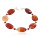 Certified Authentic Navajo Nickel Natural Carnelian Native American Bracelet 12931-2 Certified Authentic Navajo Nickel Natural Carnelian Native American Bracelet 12931-2