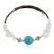 Certified Authentic Navajo Opalite Heishi Native American Adjustable Wrap Bracelet 13151-4