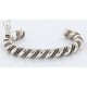 Certified Authentic Navajo Rope Style .925 Sterling Silver Cuff Native American Bracelet 390822845229