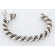 Certified Authentic Navajo Rope Style .925 Sterling Silver Cuff Native American Bracelet 390822845229