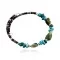 Certified Authentic Navajo Turquoise and JADE Native American WRAP Bracelet 12749