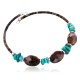 Certified Authentic Navajo Turquoise and Jasper Native American WRAP Bracelet 12742-3 Certified Authentic Navajo Turquoise and Jasper Native American WRAP Bracelet 12742-3