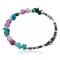 Certified Authentic Navajo Turquoise and Purple Quartz Native American WRAP Bracelet 12748