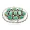 Certified Authentic Nuggets Navajo .925 Sterling Silver Natural Turquoise Native American Buckle 10527-1