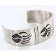 Certified Authentic Navajo Bear Paw .925 Sterling Silver Sterling Silver Native American Bracelet 371004246677