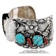 Collectable Handmade Certified Authentic Navajo .925 Sterling Silver Coral Turquoise Signed Native American Watch Cuff Bracelet 390822858662