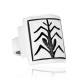 Corn Stalk .925 Sterling Silver Certified Authentic Handmade Hopi Native American Ring 26231