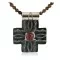 Cross .925 Sterling Silver Nickel Handmade Certified Authentic Navajo Natural Turquoise Tigers Eye Coral Native American Necklace 18224-2-15786-101 Cross .925 Sterling Silver Nickel Handmade Certified Authentic Navajo Natural Turquoise Tigers Eye Coral Native American Necklace 18224-2-15786-101