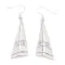Cross Sun .925 Starling Silver Certified Authentic Handmade Navajo Native American Earrings  27265-2