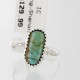 Delicate $130 .925 Sterling Silver Handmade Certified Authentic Navajo Turquoise Native American Ring  390756083285
