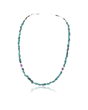 Delicate $180 Certified Authentic Navajo .925 Sterling Silver Natural Turquoise Agate Native American Necklace 371000092124 Delicate $180 Certified Authentic Navajo .925 Sterling Silver Natural Turquoise Agate Native American Necklace 371000092124