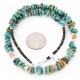 Certified Authentic Navajo .925 Sterling Silver Natural Turquoise Carnelian Native American Necklace 390836040273