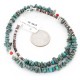 Certified Authentic Navajo .925 Sterling Silver Natural Turquoise Coral Native American Necklace 15771-28
