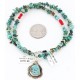 Handmade Certified Authentic Navajo .925 Sterling Silver Turquoise Native American Necklace 371016938411