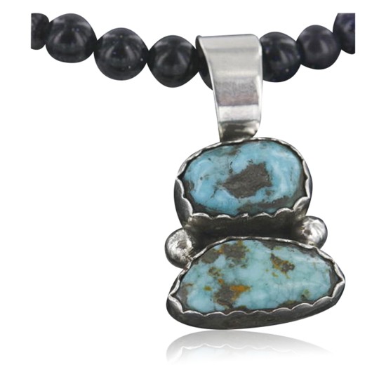 Navajo .925 Sterling Silver Turquoise Necklace 390741477262 Navajo .925 Sterling Silver Turquoise Necklace 390741477262