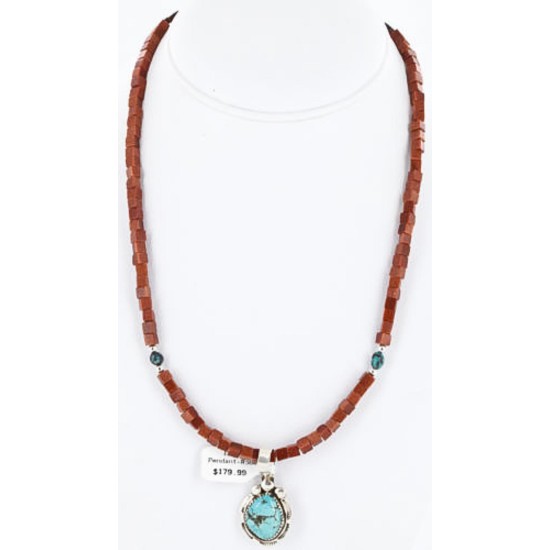 Handmade Certified Authentic Navajo .925 Sterling Silver Turquoise Native American Necklace 371014333648 Handmade Certified Authentic Navajo .925 Sterling Silver Turquoise Native American Necklace 371014333648