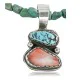 Delicate $470 Handmade Certified Authentic Navajo .925 Sterling Silver Natural Spiny Oyster and Turquoise Native American Necklace 370953865779 Delicate $470 Handmade Certified Authentic Navajo .925 Sterling Silver Natural Spiny Oyster and Turquoise Native American Necklace 370953865779