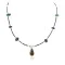 Delicate Certified Authentic Navajo .925 Sterling Silver Heishi Amethyst and Turquoise Native American Necklace 750160
