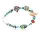 Delicate Certified Authentic Navajo .925 Sterling Silver Natural Turquoise Jasper Native American Bracelet 12979-1 Delicate Certified Authentic Navajo .925 Sterling Silver Natural Turquoise Jasper Native American Bracelet 12979-1