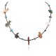 Delicate Certified Authentic Navajo .925 Sterling Silver Natural Turquoise Multicolor Stones Native American Necklace 17046-3 Delicate Certified Authentic Navajo .925 Sterling Silver Natural Turquoise Multicolor Stones Native American Necklace 17046-3