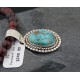 Delicate Handmade Certified Authentic Navajo .925 Sterling Silver Turquoise Native American Necklace 370875996293
