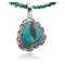 Delicate Handmade Certified Authentic Navajo .925 Sterling Silver Turquoise Native American Necklace 370878377739