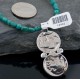 Double Coin Real OLD Buffalo Coin Certified Authentic Navajo 92 Natural Spiny Oyster and Turquoise Native American Necklace 390593289492