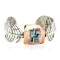 Feather Bird Certified Authentic Navajo Nickel Copper Inlaid Natural Turquoise Black Onyx Mother of Pearl Native American Bracelet 12837-3 Feather Bird Certified Authentic Navajo Nickel Copper Inlaid Natural Turquoise Black Onyx Mother of Pearl Native American Bracelet 12837-3
