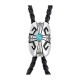 Feather Sun .923 Sterling Silver Certified Authentic Handmade Navajo Native American Natural Turquoise Bolo Tie 24535