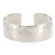 Hammered Nickel Navajo Handmade Certified Authentic Native American Cuff Bracelet 13005