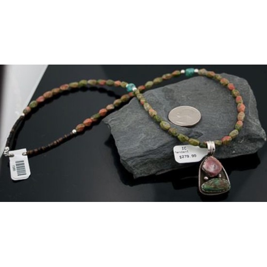 Handmade Certified Authentic Navajo .925 Sterling Silver Natural Turquoise Spiny Oyster Native American Necklace 390619935947 Handmade Certified Authentic Navajo .925 Sterling Silver Natural Turquoise Spiny Oyster Native American Necklace 390619935947
