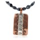 Handmade Bear Navajo Necklace in Sterling Silver and Copper with Snowflake Stone NB151121033016 Handmade Bear Navajo Necklace in Sterling Silver and Copper with Snowflake Stone NB151121033016