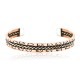 Navajo Handmade Bear Bracelet 12846-6 Copper and Brass