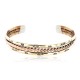 Handmade Bear Paw Navajo Copper and Brass Bracelet 12846-3
