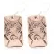 Handmade Certified Authentic Bear Navajo Pure Copper Native American Dangle Earrings 18170-3
