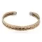 Handmade Certified Authentic Bear Paw Navajo Pure Brass and Copper Native American Bracelet 12987-2