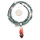 Handmade Certified Authentic Ben Taylor Navajo .925 Sterling Silver Natural Spiny Oyster Native American Necklace 390828735337