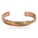 Handmade Certified Authentic Copper and Brass Navajo Feather Native American Bracelet 12824-9 Handmade Certified Authentic Copper and Brass Navajo Feather Native American Bracelet 12824-9