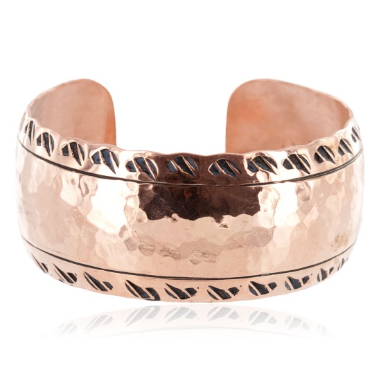 Handmade Certified Authentic Hammered Navajo Pure Copper Native American Bracelet 12941 Handmade Certified Authentic Hammered Navajo Pure Copper Native American Bracelet 12941