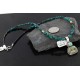 Handmade Certified Authentic Navajo .925 Sterling Silver AJAX and Turquoise Native American Necklace 370989691463