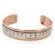Handmade Certified Authentic Navajo .925 Sterling Silver and Pure Copper Native American Bracelet 12703-181 Handmade Certified Authentic Navajo .925 Sterling Silver and Pure Copper Native American Bracelet 12703-181