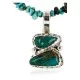 Handmade Certified Authentic Navajo .925 Sterling Silver and Turquoise Coral Native American Necklace 16023-3