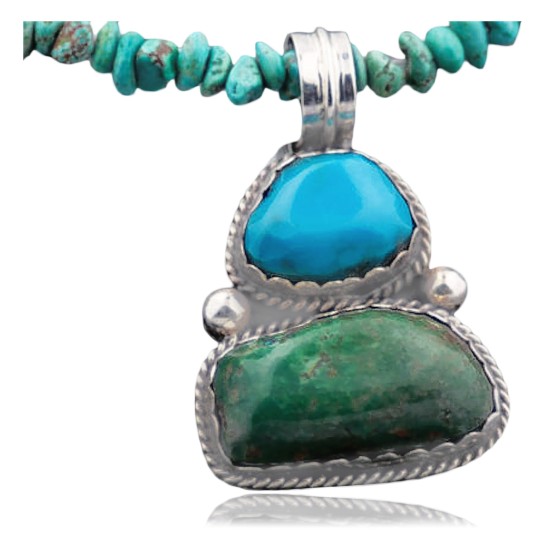 Handmade Certified Authentic Navajo .925 Sterling Silver and Turquoise Native American Necklace 370876835755 Handmade Certified Authentic Navajo .925 Sterling Silver and Turquoise Native American Necklace 370876835755