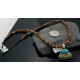 Handmade Certified Authentic Navajo .925 Sterling Silver and Turquoise Native American Necklace 370884683377
