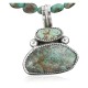 Handmade Certified Authentic Navajo .925 Sterling Silver and Turquoise Native American Necklace 370907908863