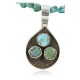 Handmade Certified Authentic Navajo .925 Sterling Silver and Turquoise Native American Necklace 370922325029