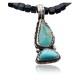 Handmade Certified Authentic Navajo .925 Sterling Silver and Turquoise Native American Necklace 370925801845