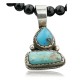 Handmade Certified Authentic Navajo .925 Sterling Silver and Turquoise Native American Necklace 370974617438