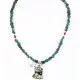 Handmade Certified Authentic Navajo .925 Sterling Silver and Turquoise Native American Necklace 370996088454