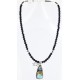 Handmade Certified Authentic Navajo .925 Sterling Silver and Turquoise Native American Necklace 371006022155